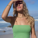 Lamu Necklace Silver Drop 2- Watermelon