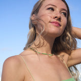 Lamu Necklace Silver Drop 2- Watermelon