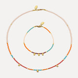 Necklace & Bracelet Set Gold Drop 1 - Sahara