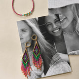 Fringe Earrings - Persimmon