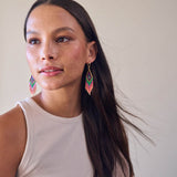 Fringe Earrings - Persimmon