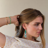 Fringe Earrings - Kiwi