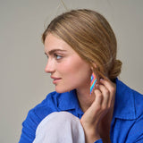 Fringe Earrings - Parrot