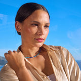 Necklace & bracelet Set Gold Cube - Lagoon