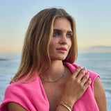 Necklace & Bracelet Set Gold Star - Watermelon