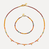 Necklace & Bracelet Set Gold Drop 2 - Sahara