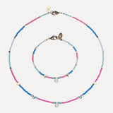 Necklace & Bracelet Set Gold Stars - Peponi