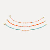 Diani Bracelet (Set of 3) - Papaya